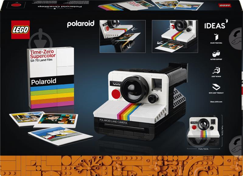 Конструктор LEGO Ideas Фотоапарат Polaroid OneStep SX-70 21345 - фото 2