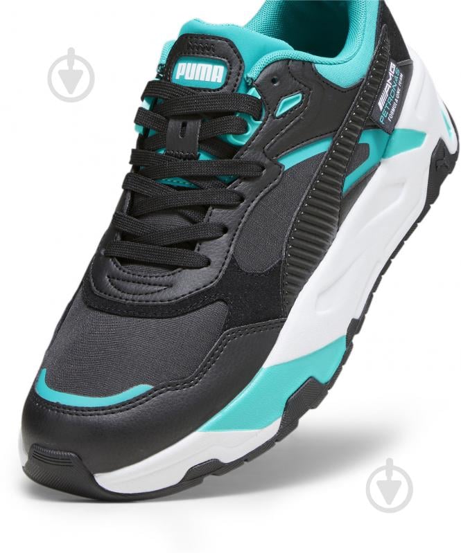 Кроссовки мужские демисезонные Puma MAPF1 TRINITY 30795202 р.40,5 черные - фото 5