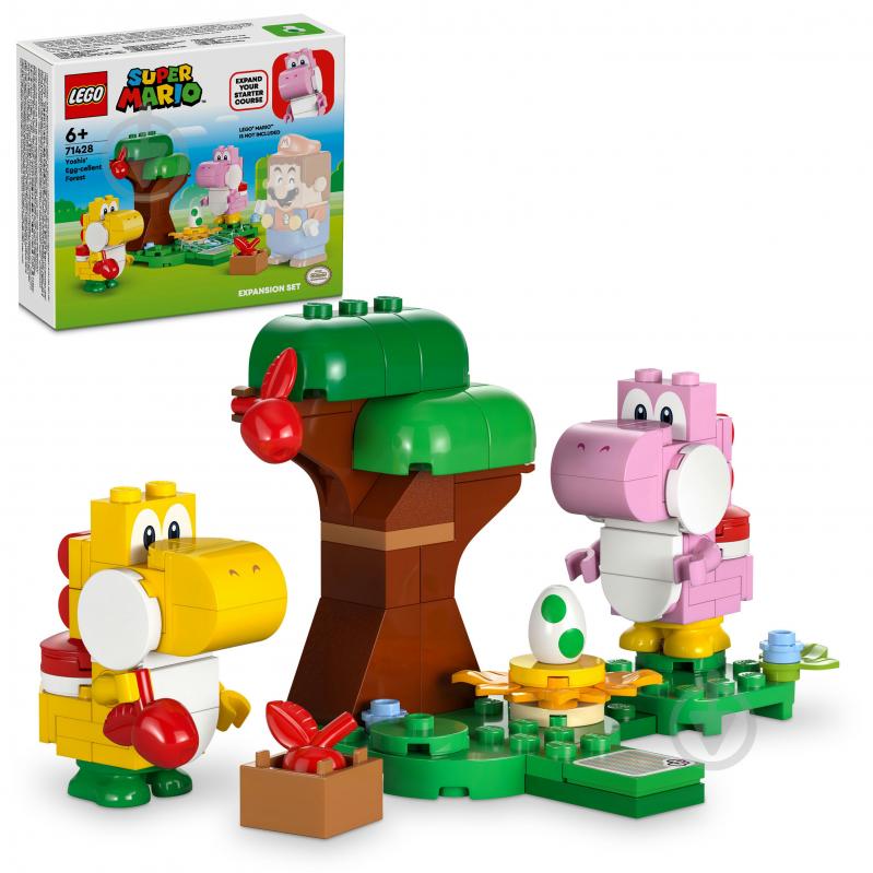 Конструктор LEGO Super Mario Прекрасний ліс Yoshi. Додатковий набір 71428 - фото 2