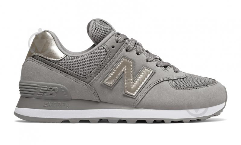 Кроссовки женские New Balance WL574WNK р.37,5 серые - фото 1