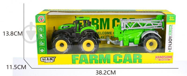 Игрушечный набор Chengyu Фермерський трактор №1 34x10x10.5 см в ассортименте FTP1322482 - фото 3 Игрушечный набор Chengyu Фермерський трактор №1 34x10x10.5 см в ассортименте FTP1322482 - фото 3