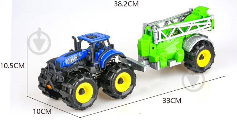 Игрушечный набор Chengyu Фермерський трактор №1 34x10x10.5 см в ассортименте FTP1322482 - фото 4 Игрушечный набор Chengyu Фермерський трактор №1 34x10x10.5 см в ассортименте FTP1322482 - фото 4