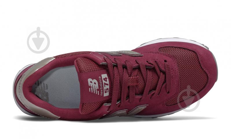 Кроссовки женские New Balance WL574WNL р.36,5 бордовые - фото 3