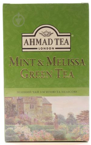 Чай зеленый AHMAD с мятой и мелисой 75 г - фото 1