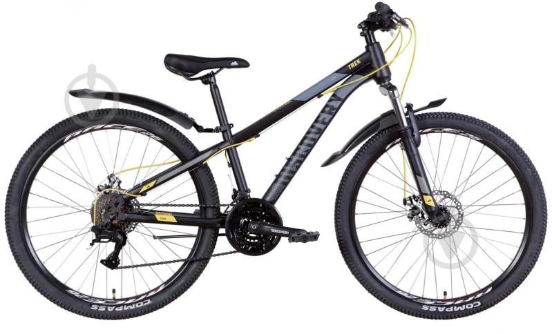 Велосипед Discovery 26" 18"(46 см) TREK OPS-DIS-26-484 чорно-жовтий - фото 1