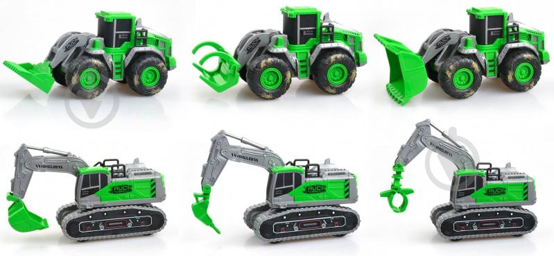 Игрушечный набор Chengyu Бульдозер с трактором в ассортименте 46x11,5x15,5 см FTP1190611 - фото 2