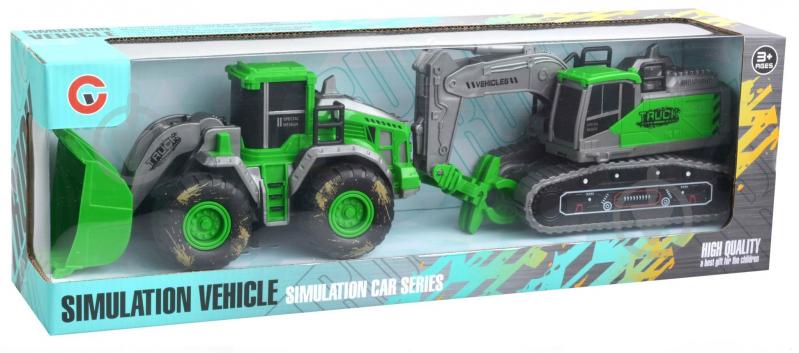 Игрушечный набор Chengyu Бульдозер с трактором в ассортименте 46x11,5x15,5 см FTP1190611 - фото 1