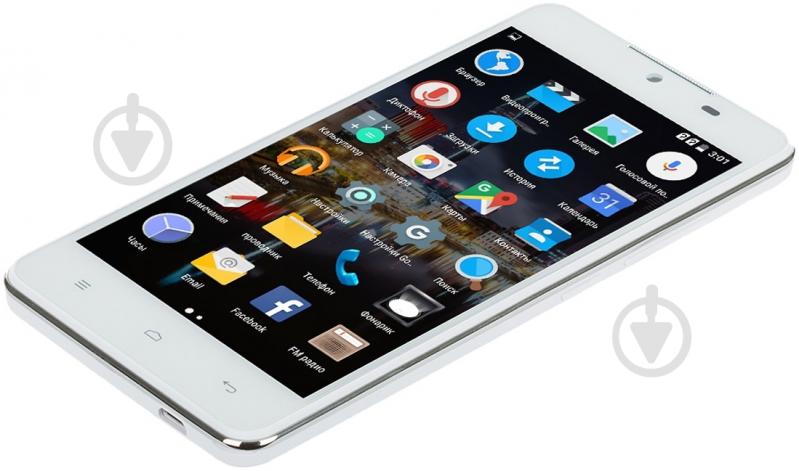 Смартфон Bravis TREND 1/8GB white - фото 3