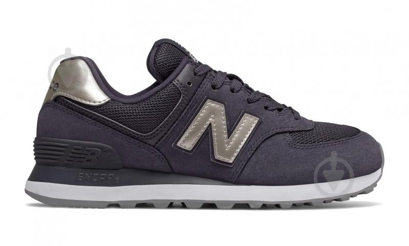 Кроссовки женские New Balance WL574WNM р.37 синие - фото 1