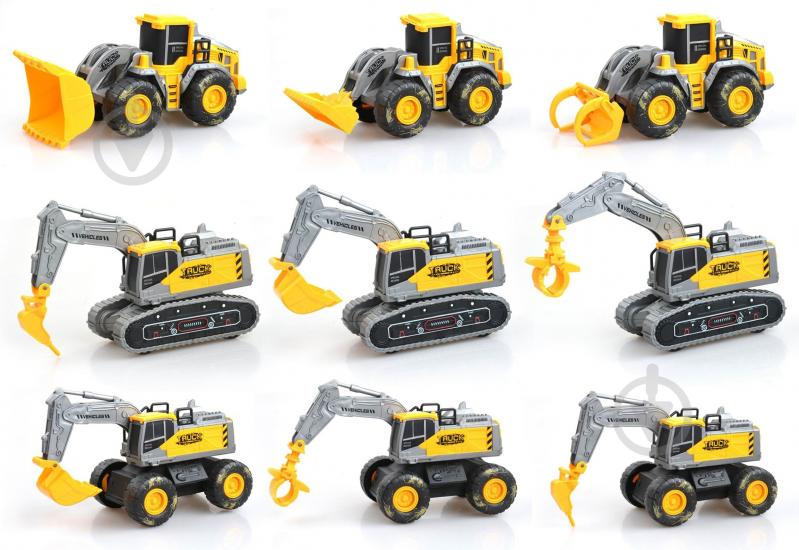 Іграшковий набір Chengyu фрикційна Будівельна техніка х4 шт. в асортименті FTP1190626 - фото 2