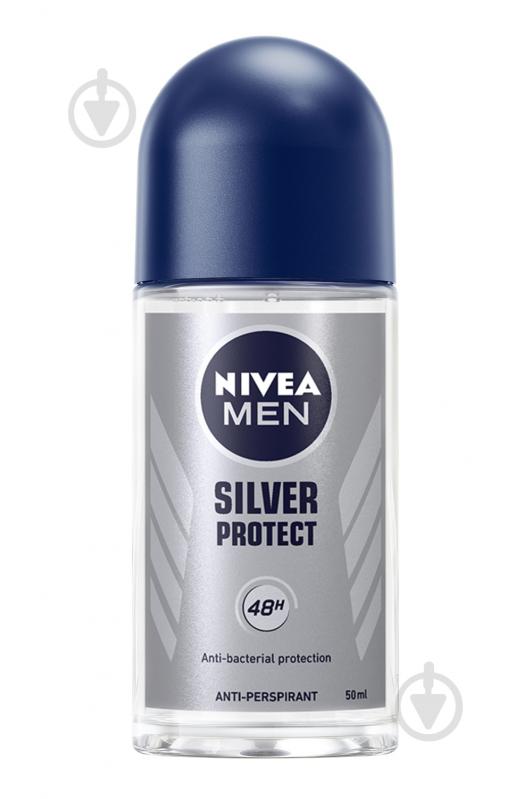 Антиперспірант для чоловіків Nivea Срібний захист 50 мл - фото 1