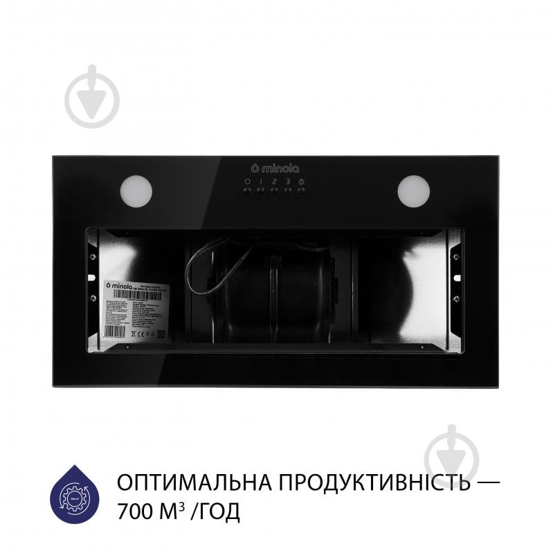 Вытяжка Minola HBI 52622 BL GLASS 700 LED полновстраиваемая - фото 5