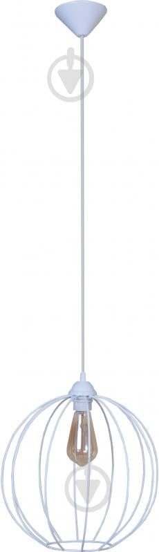 ВИТРИНА! Подвес Lamperia Iron bollus 1x60 Вт E27 белый - фото 1