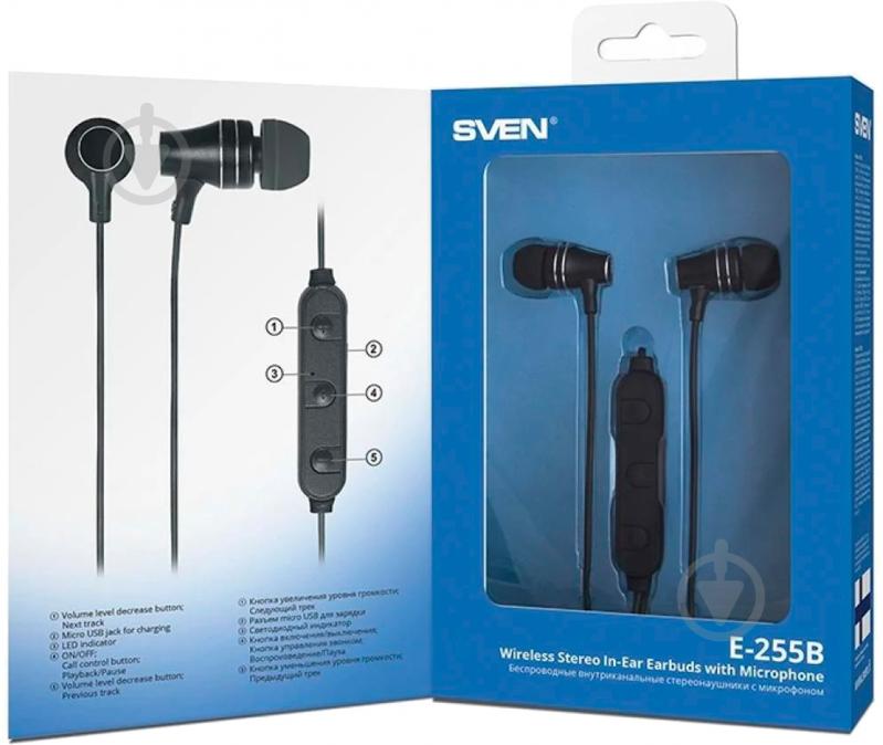 Наушники Sven E-255B (850228) Bluetooth - фото 6