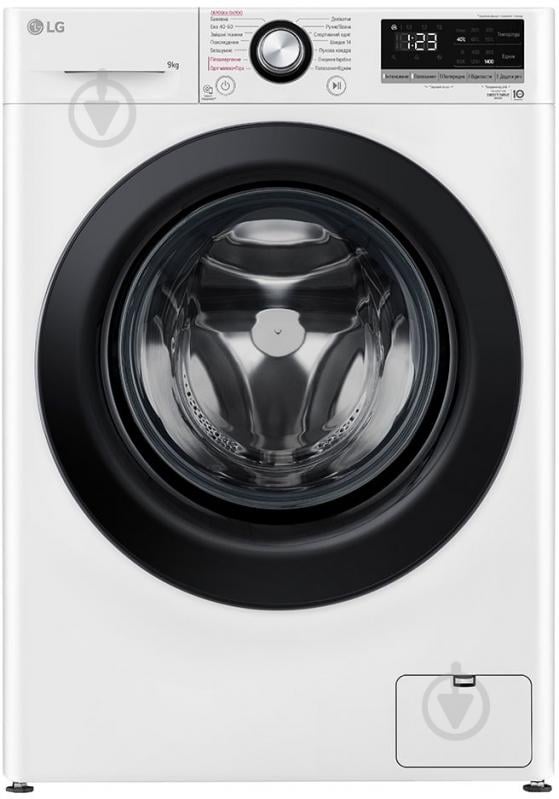 Стиральная машина LG F4V3VS6WW + сушильная машина DC90V5V0W + планка LG DK1W - фото 2