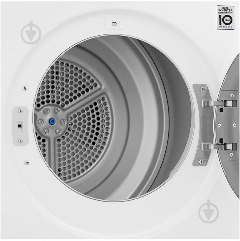 Стиральная машина LG F4V3VS6WW + сушильная машина DC90V5V0W + планка LG DK1W - фото 18