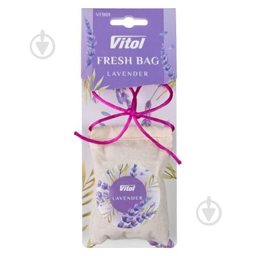 Ароматизатор подвесной Vitol Lavender VFB01 - фото 1 Ароматизатор подвесной Vitol Lavender VFB01 - фото 1