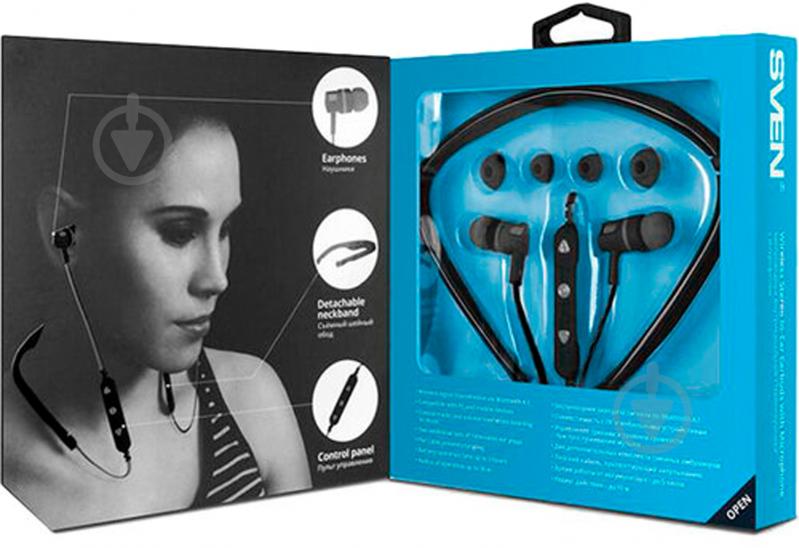 Наушники Sven E-215B (850227) Bluetooth - фото 4 Наушники Sven E-215B (850227) Bluetooth - фото 4