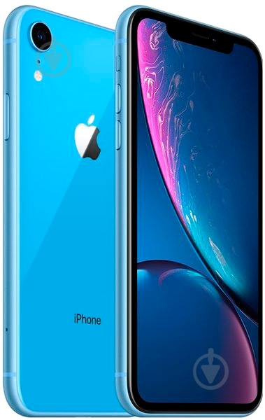 Смартфон Apple iPhone Xr 64GB blue (MRYA2FS/A) - фото 2