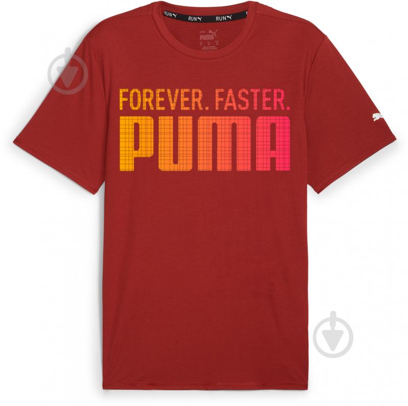 Футболка Puma RUN FAVORTIES FOREVER FASTER TEE M 52614663 р.XL червоний - фото 1