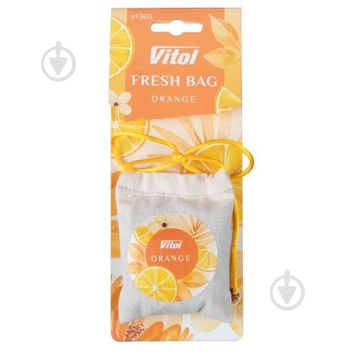 Ароматизатор подвесной Vitol Orange VFB03 - фото 1 Ароматизатор подвесной Vitol Orange VFB03 - фото 1