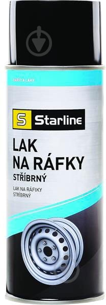 Краска аэрозольная серебро STARLINE 400 мл ACST042 - фото 1 Краска аэрозольная серебро STARLINE 400 мл ACST042 - фото 1