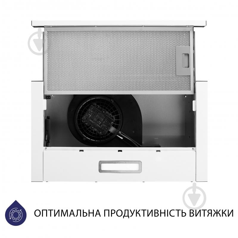 Витяжка Minola HTL 614 WH LED телескопічна - фото 4