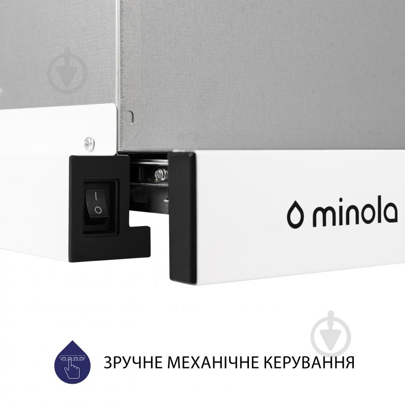 Витяжка Minola HTL 614 WH LED телескопічна - фото 7