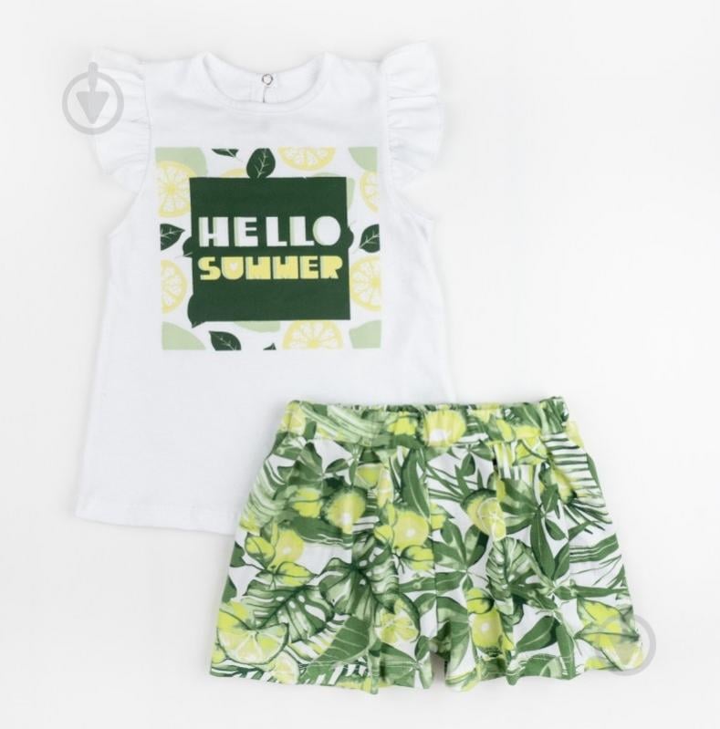 Комплект для девочек Dexter`s Lime р.110 белый d127лм - фото 1 Комплект для девочек Dexter`s Lime р.110 белый d127лм - фото 1