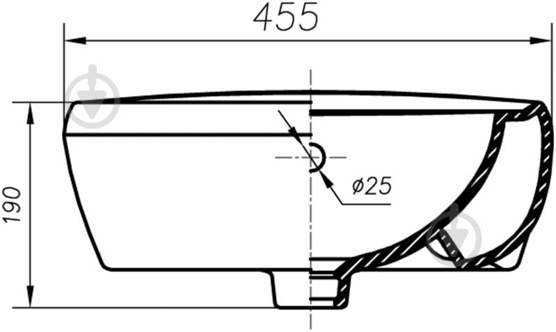 Умывальник Colombo Элегант 40 S07234500 - фото 3 Умывальник Colombo Элегант 40 S07234500 - фото 3