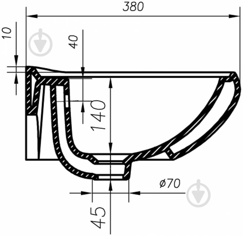 Умывальник Colombo Элегант 40 S07234500 - фото 4 Умывальник Colombo Элегант 40 S07234500 - фото 4
