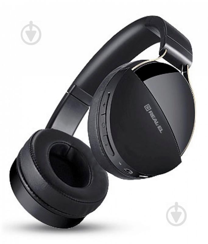 Bluetooth-гарнітура Real-el GD-880 black (EL124100044) - фото 2