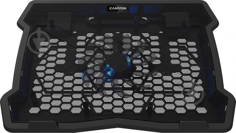 Підставка для ноутбука Canyon NS02 1Fan 2USB LED (CNE-HNS02) - фото 1