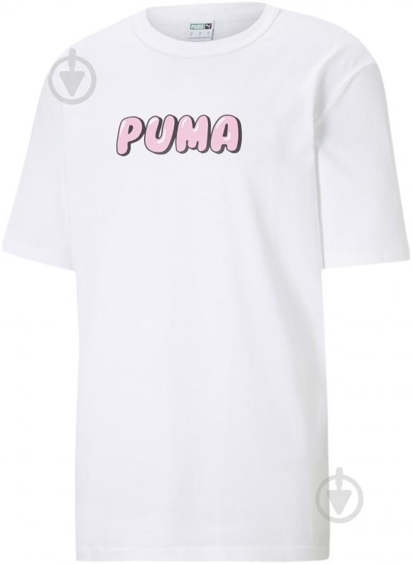 Футболка Puma Downtown Graphic Tee 53089902 р.L белый - фото 2
