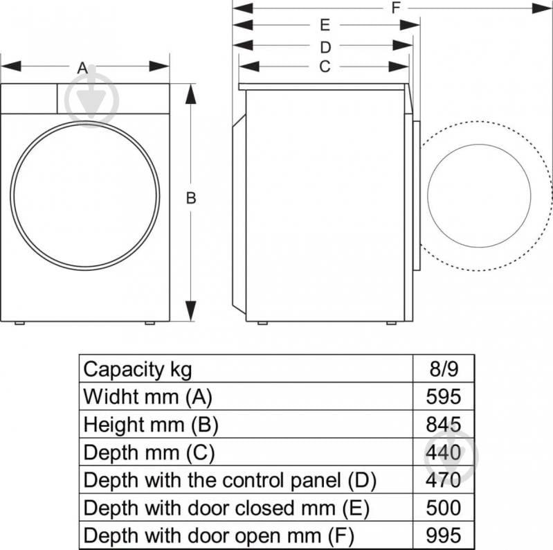 Стиральная машина Hisense WF5I8043BWF - фото 18