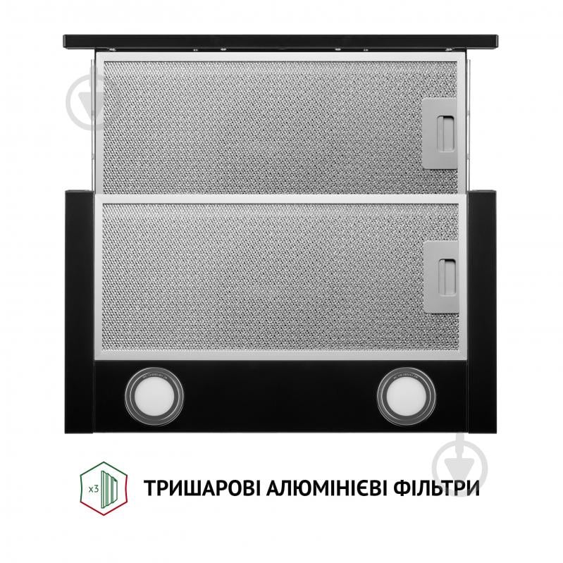 Вытяжка Perfelli TL 5212 BL 700 LED телескопическая - фото 7