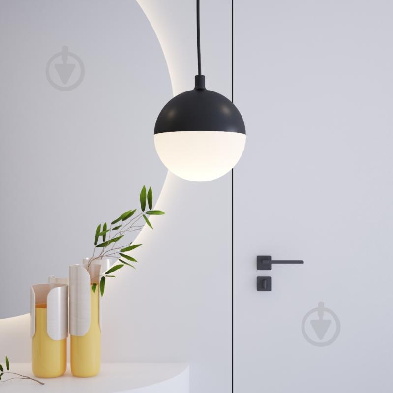 ВІТРИНА! Підвіс Hopfen LED 1x7 Вт чорний KUGEL 7W 4000K BK - фото 3 ВІТРИНА! Підвіс Hopfen LED 1x7 Вт чорний KUGEL 7W 4000K BK - фото 3