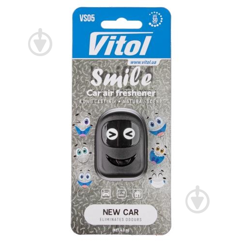 Ароматизатор на дефлектор Vitol New car VS05 - фото 1