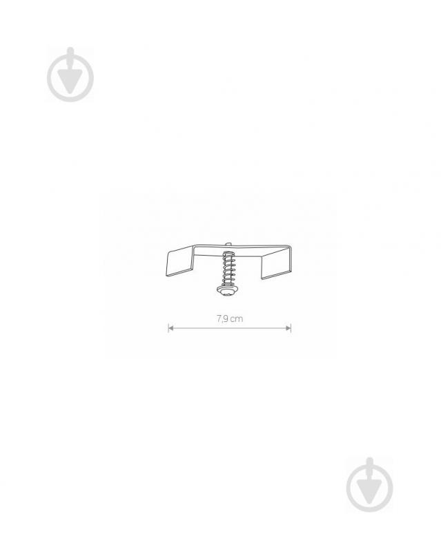 Крепление стационарное Nowodvorski Profile Recessed Fixing Set хром 8805 - фото 2