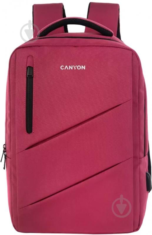 Рюкзак для ноутбука Canyon BPE-5 Urban 15.6" burgundy (CNS-BPE5BD1) - фото 1