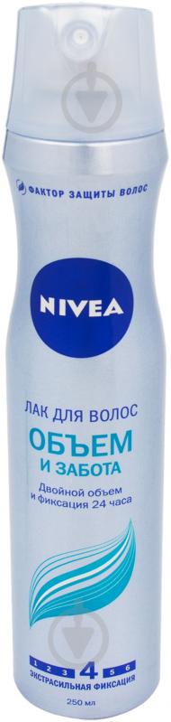 Лак для волосся Nivea Об’єм та Турбота екстрасильна фіксація 250 мл - фото 1