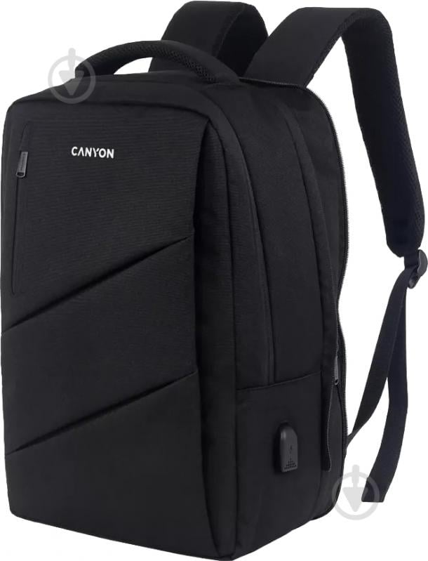 Сумка для ноутбука Canyon BPE-5 Urban 15.6" black (CNS-BPE5B1) - фото 2