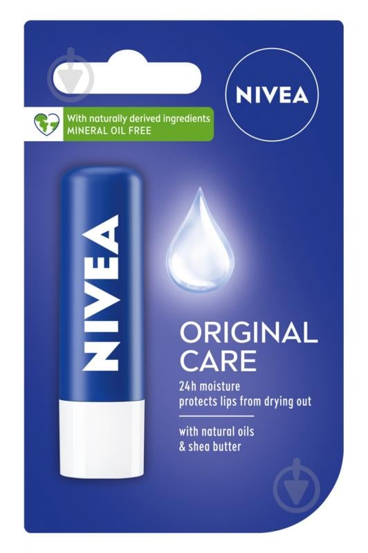 Бальзам для губ Nivea Базовий догляд 4,8 мл - фото 1