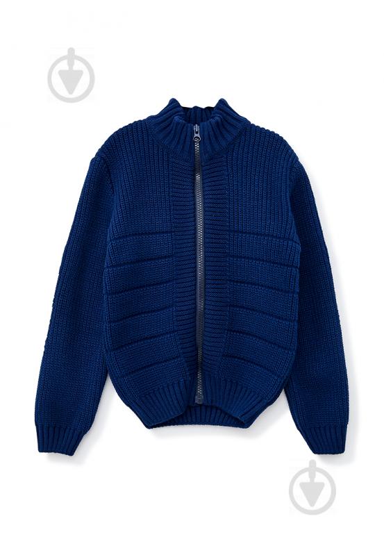 Кофта для мальчика ART KNIT Tommy р.134-140 глубокий синий - фото 1