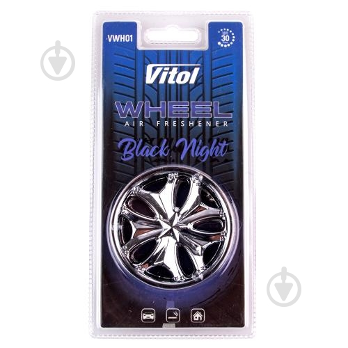 Ароматизатор подвесной Vitol Black Night VWH01 - фото 1