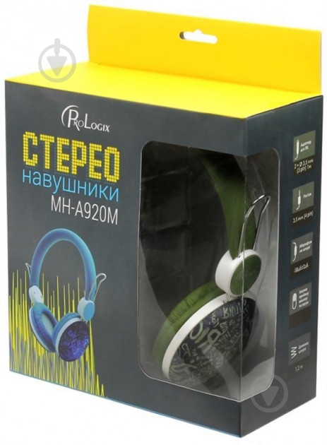 Гарнитура PrologiX green (MH-A920M) - фото 3