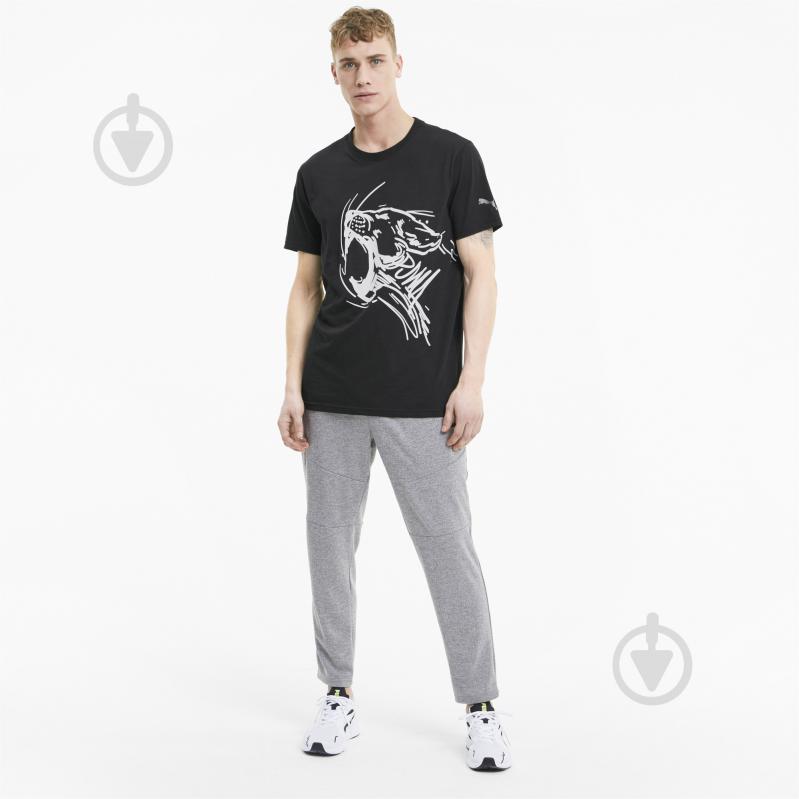 Футболка Puma Performance Graphic SS Tee 51944901 р.2XL черный - фото 5