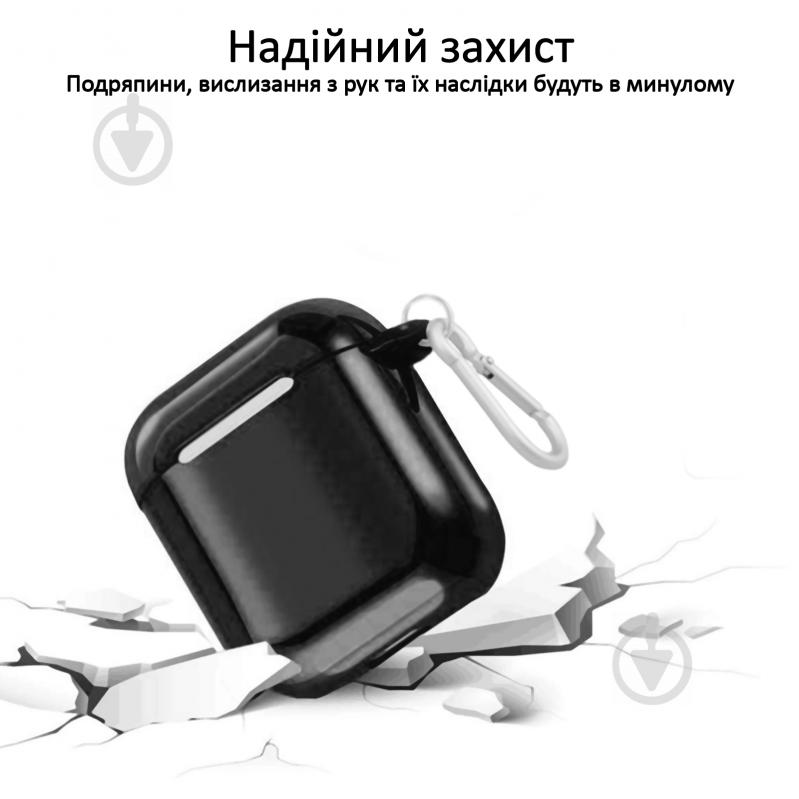 Чехол для наушников Promate Neoncase для Apple AirPods Pro black (neoncase.black) - фото 2