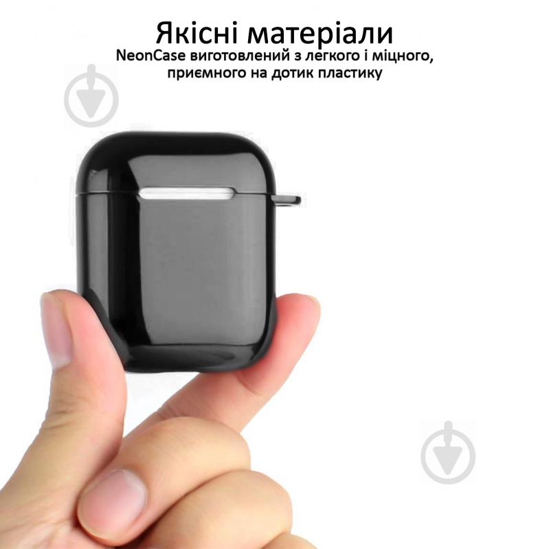 Чехол для наушников Promate Neoncase для Apple AirPods Pro black (neoncase.black) - фото 5