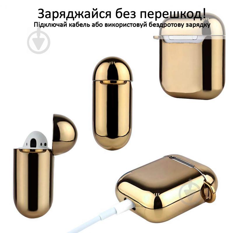 Чехол для наушников Promate Neoncase для Apple AirPods Pro gold (neoncase.gold) - фото 4